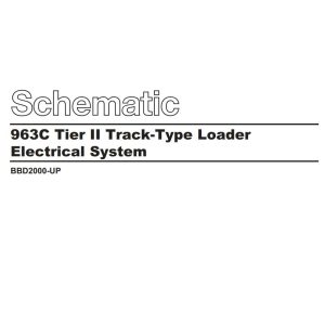 CAT Track Type Loader 963C Tier II Electrical Schematic RENR9879 00 2005 (1)