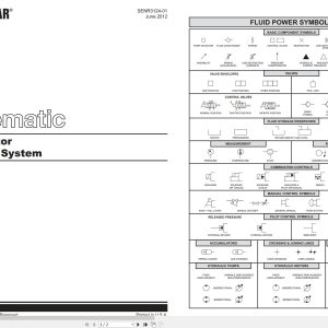 CAT Tractor D4H Hydraulic Schematic SENR3124 01 2012 (1)