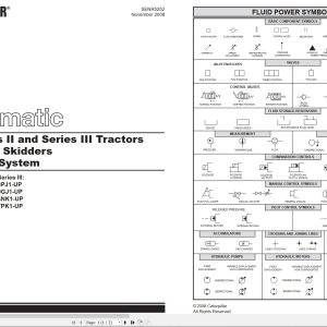 CAT Tractors D4H II Electrical Schematic SENR5252 00 2008 (1)