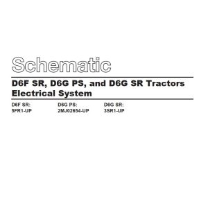 CAT Tractors D6F SR to D6G PS Electrical Schematic SENR8379 00 1996 (1)