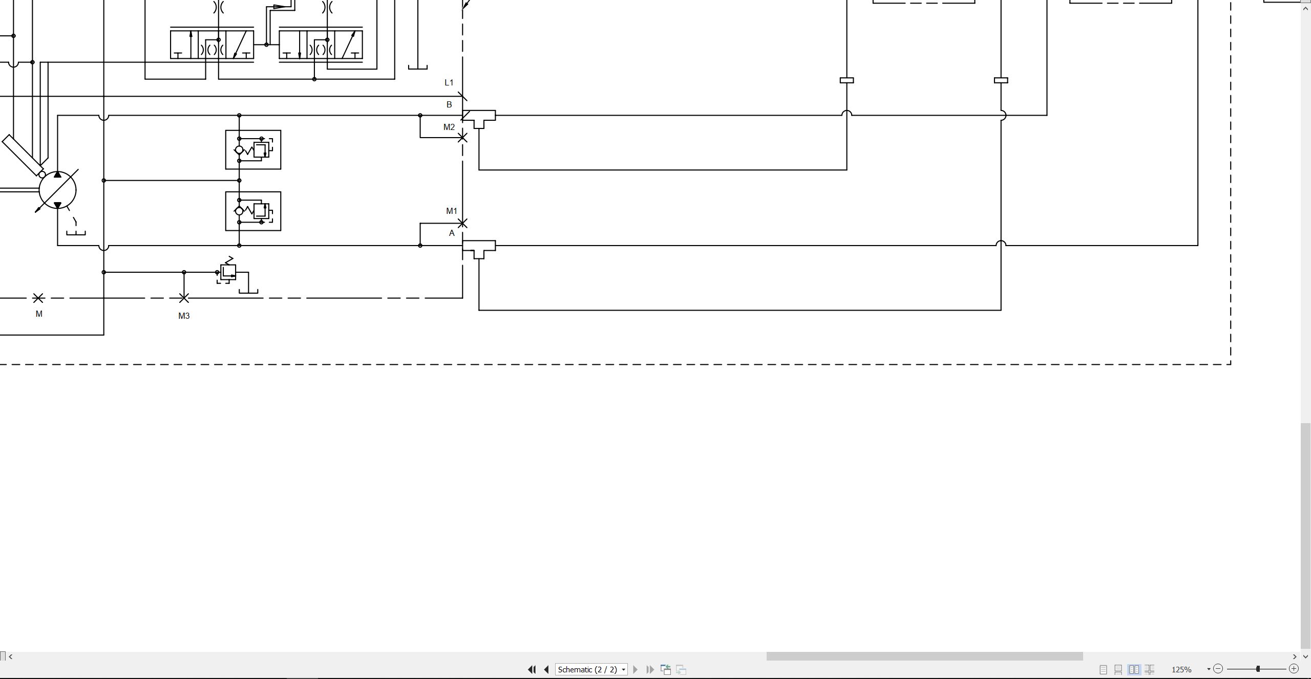 CAT Vibratory Compactor CB 214D Electrical Schematic (3)