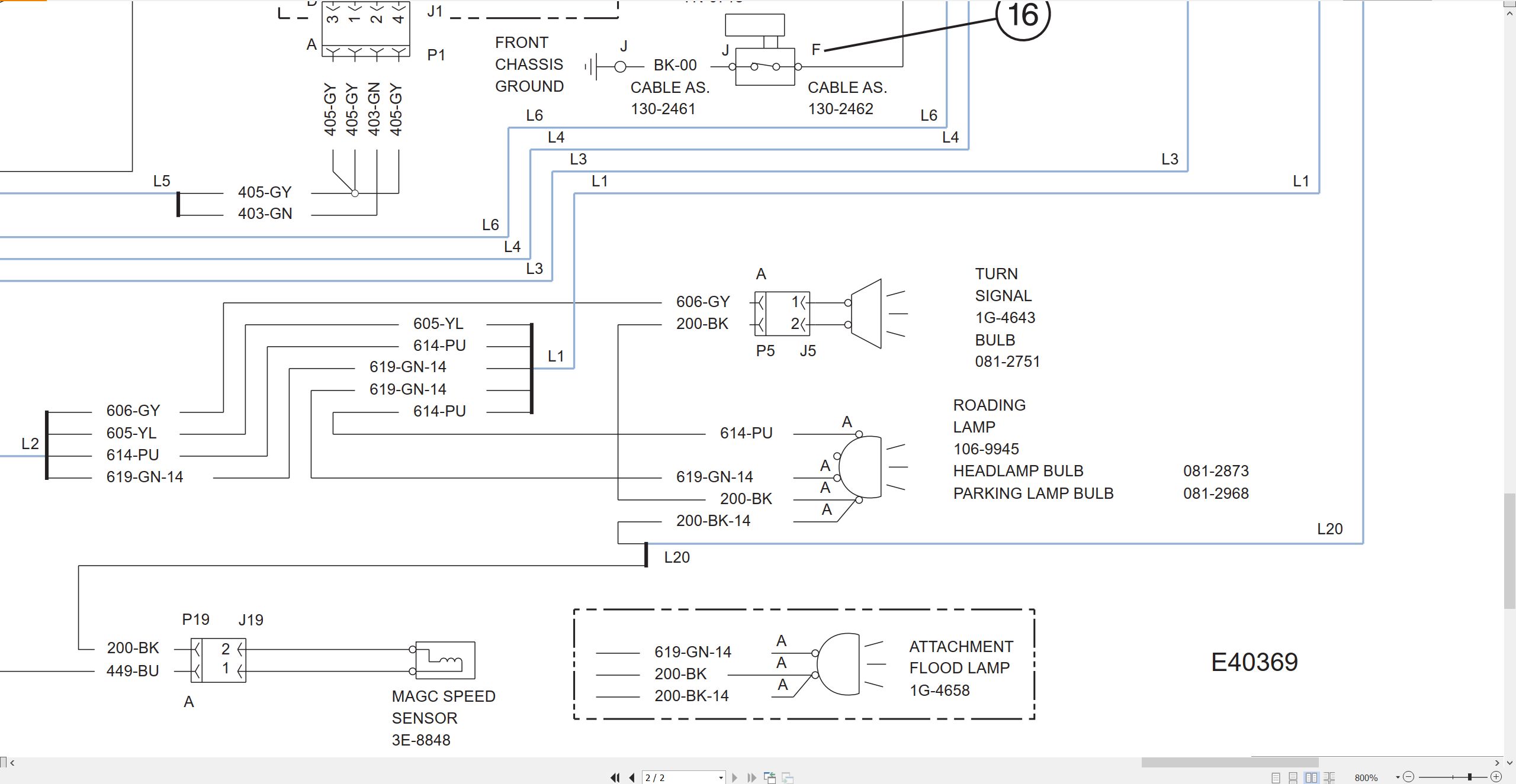 CAT Vibratory Compactor CB 224C Electrical Hydraulic Schematic (2)