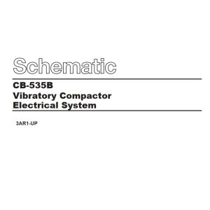 CAT Vibratory Compactor CB 535B Electrical Schematic (1)