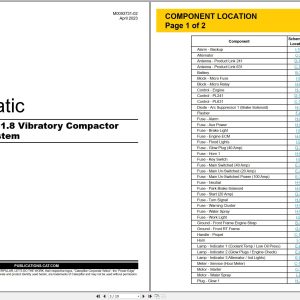 CAT Vibratory Compactor CB1.7 Electrical Hydraulic Schematic (1)