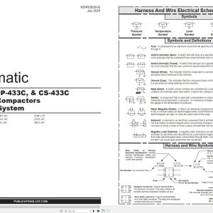 CAT Vibratory Compactor CP 433C Electrical Schematic (1)