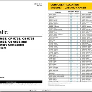 CAT Vibratory Compactor CP 573E Electrical Schematic (1)