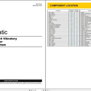 CAT Vibratory Compactor CP34 Electrical Schematic Hydraulic Schematic (1)