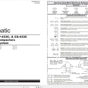 CAT Vibratory Compactor CS 431C Electrical Hydraulic Schematic (1)