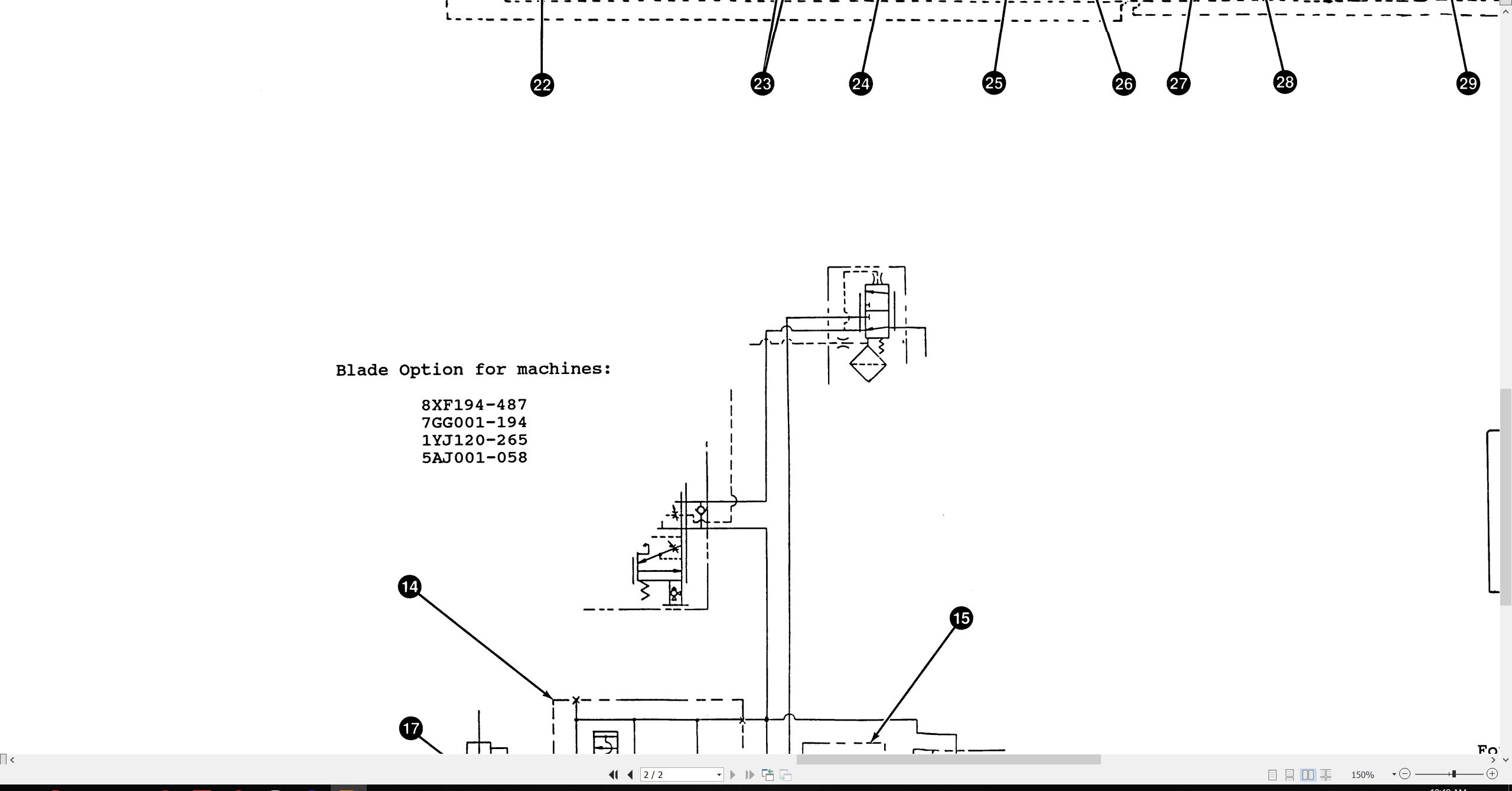 CAT Vibratory Compactor CS 563 Electrical Hydraulic Schematic (3)