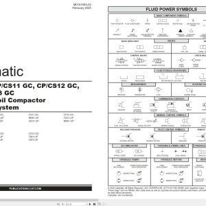 CAT Vibratory Soil Compactor CS10 to CP CS13 GC Hydraulic Schematic M0101693 02 2024 (1)