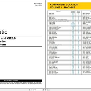 CAT Vibratory Utility Compactor CB2.9 Electrical Hydraulic Schematic (1)