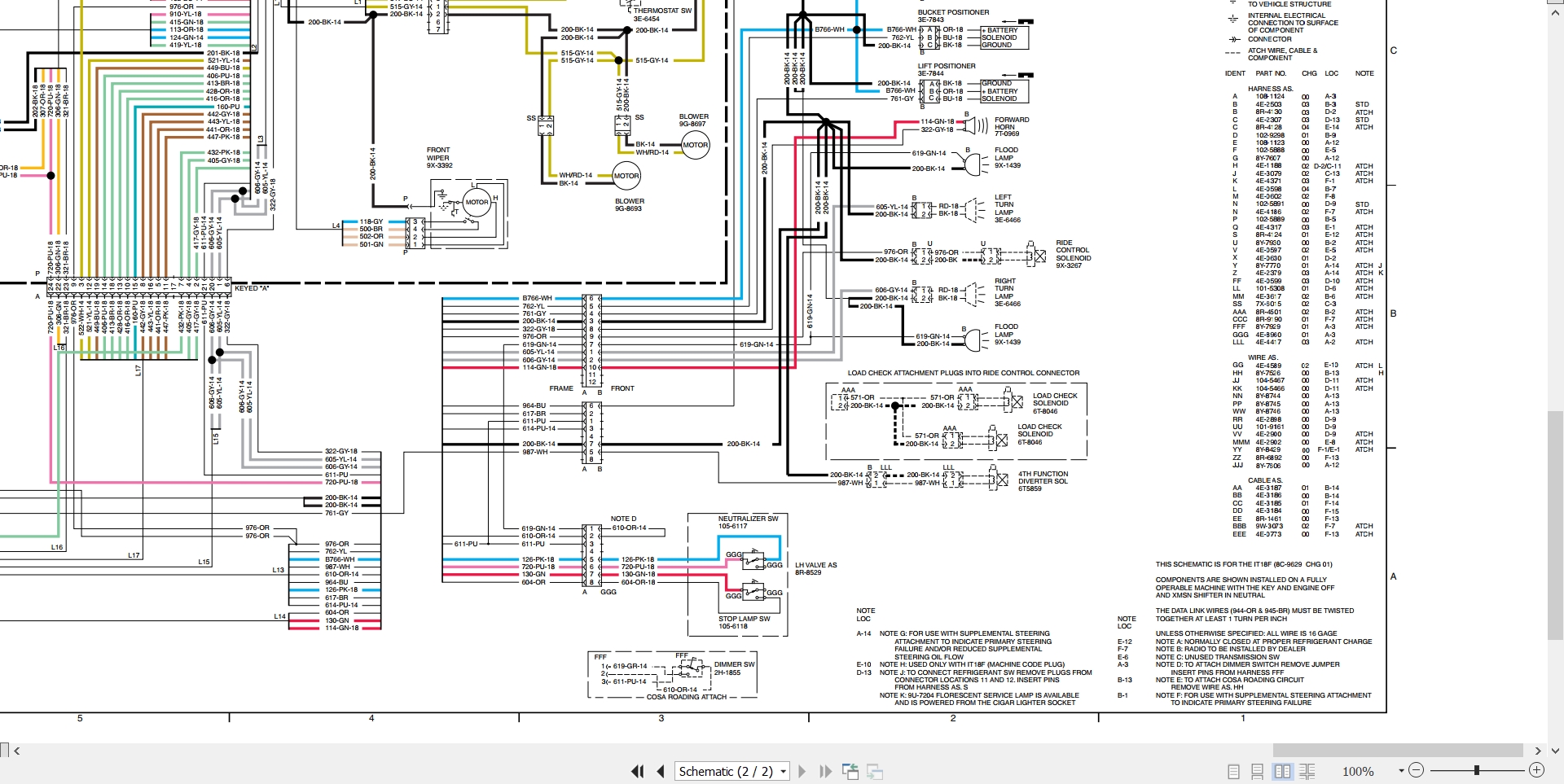 CAT Wheel Loader 918F Electrical Schematic SENR5775 01 1999 (2)