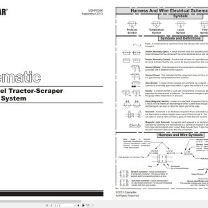 CAT Wheel Tractor Scraper 613C Electrical Schematic (1)