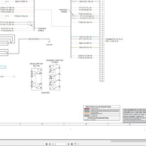 CAT Wheel Tractor Scraper 627F Tier 3 Electrical Schematic (1)