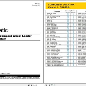 CAT Wheel Type Loader 914 Electrical Hydraulic Schematic (1)