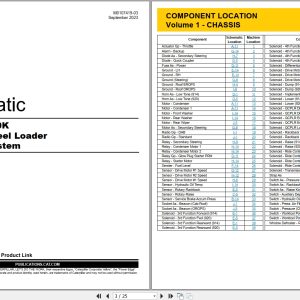 CAT Wheel Type Loader 920K Electrical Hydraulic Schematic (1)