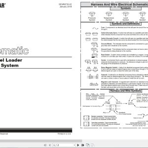 CAT Wheel Type Loader 924F Electrical Schematic (1)
