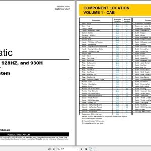 CAT Wheel Type Loader 924HZ Electrical Hydraulic Schematic (1)