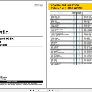 CAT Wheel Type Loader 924K Electrical Hydraulic Schematic (1)