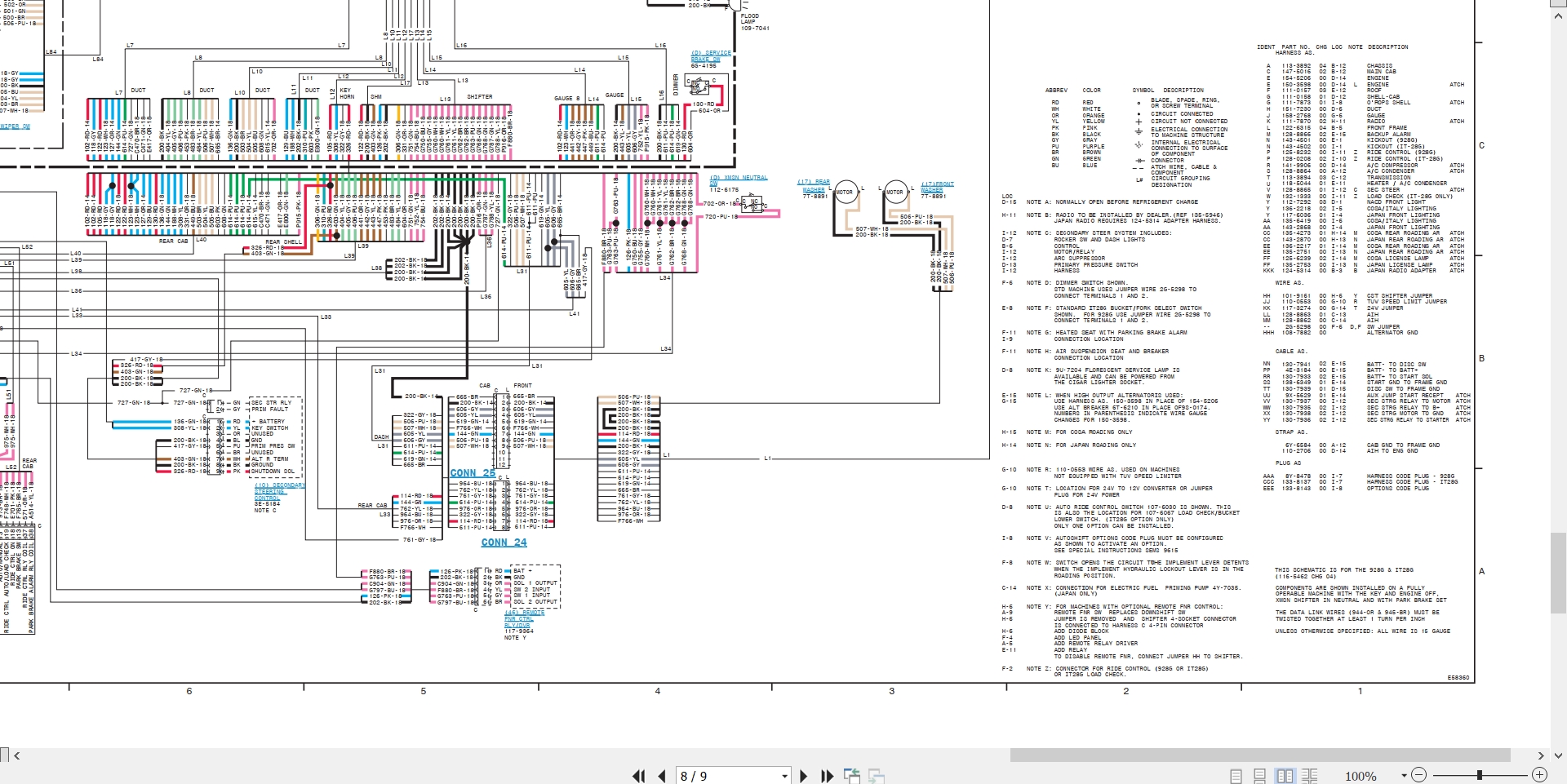 CAT Wheel Type Loader 928G Electrical Hydraulic Schematic (2)