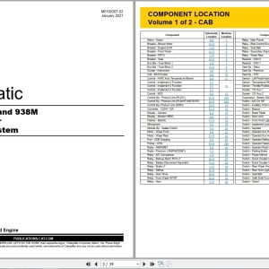 CAT Wheel Type Loader 930M Electrical Hydraulic Schematic (1)