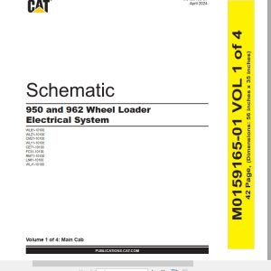 CAT Wheel Type Loader 950 Electrical Hydraulic Schematic (1)
