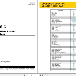 CAT Wheel Type Loader 962 Electrical Hydraulic Schematic (1)
