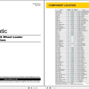 CAT Wheel Type Loader 962G Electrical Hydraulic Schematic (1)