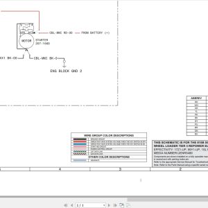 CAT Wheel Type Loader 966F II Tier 3 Electrical Schematic UENR5480 00 (1)