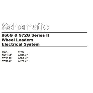 CAT Wheel Type Loader 972G II Electrical Hydraulic Schematic (1)