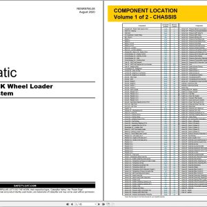 CAT Wheel Type Loader 972K Electrical Hydraulic Schematic (1)