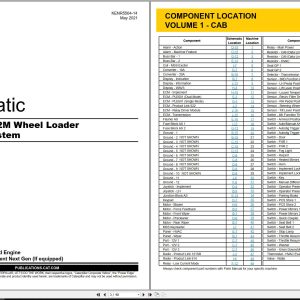 CAT Wheel Type Loader 972M Electrical Hydraulic Schematic (1)