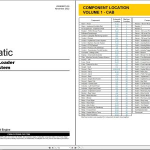 CAT Wheel Type Loader 980H Electrical Hydraulic Schematic (1)