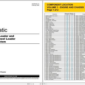 CAT Wheel Type Loader 980K Electrical Hydraulic Schematic (1)