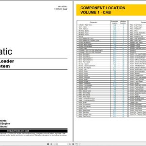 CAT Wheel Type Loader 986K Electrical Hydraulic Schematic (1)