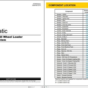 CAT Wheel Type Loader 988H Electrical Hydraulic Schematic (1)
