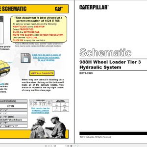 CAT Wheel Type Loader 988H Tier 3 Hydraulic Schematic (1)