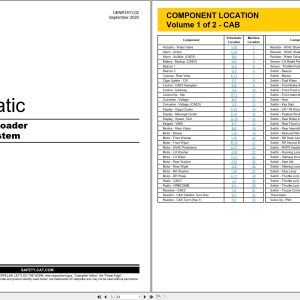 CAT Wheel Type Loader 994F Electrical Hydraulic Schematic (1)