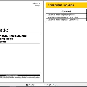 CAT Work Tool HM112C Electrical Hydraulic Schematic (1)