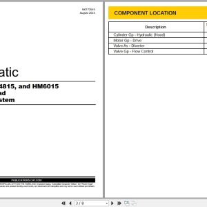 CAT Work Tool HM6015 Hydraulic Schematic M0173545 00 2024 (1)