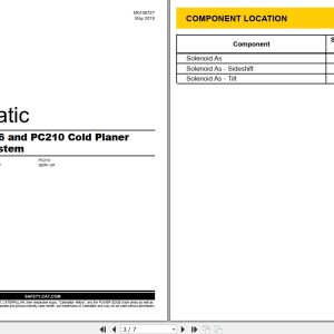 CAT Work Tool PC210 Electrical Hydraulic Schematic (1)