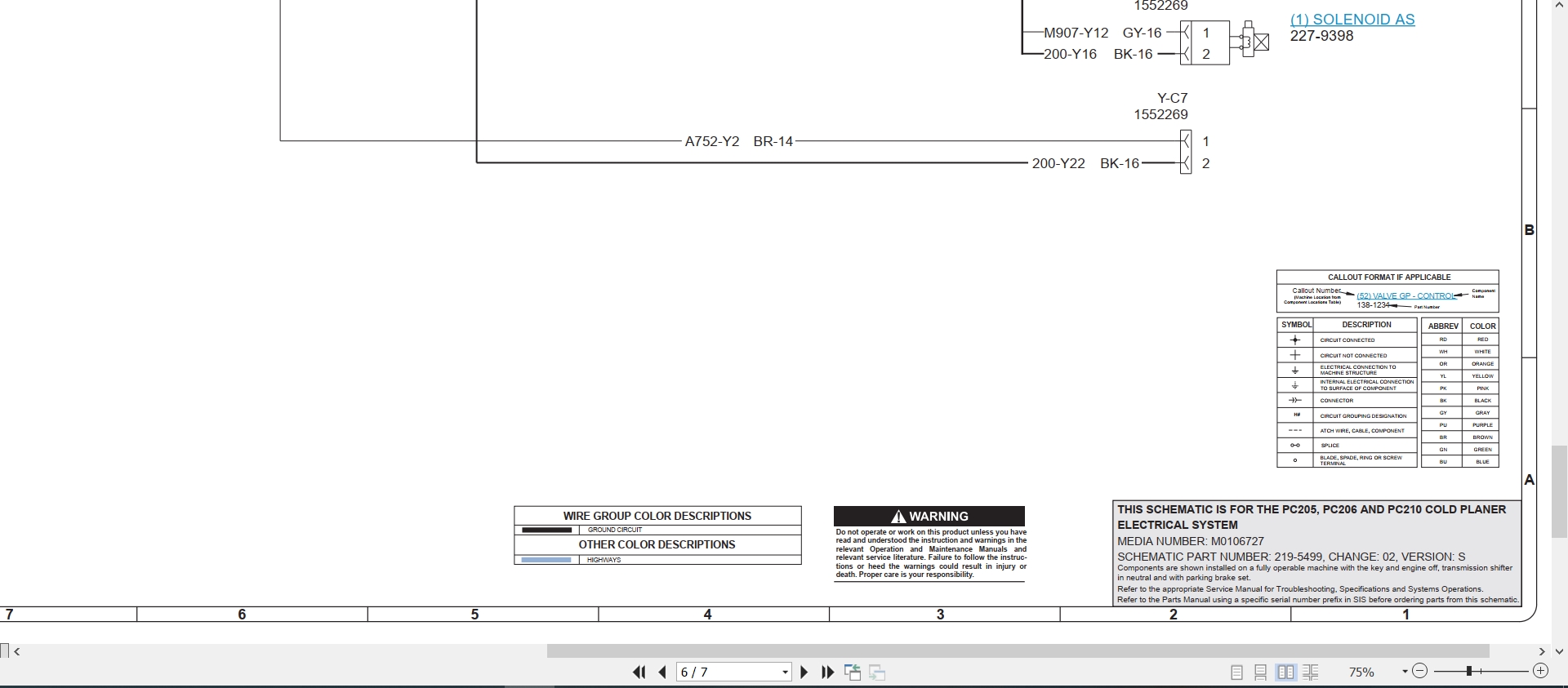 CAT Work Tool PC210 Electrical Hydraulic Schematic (2)