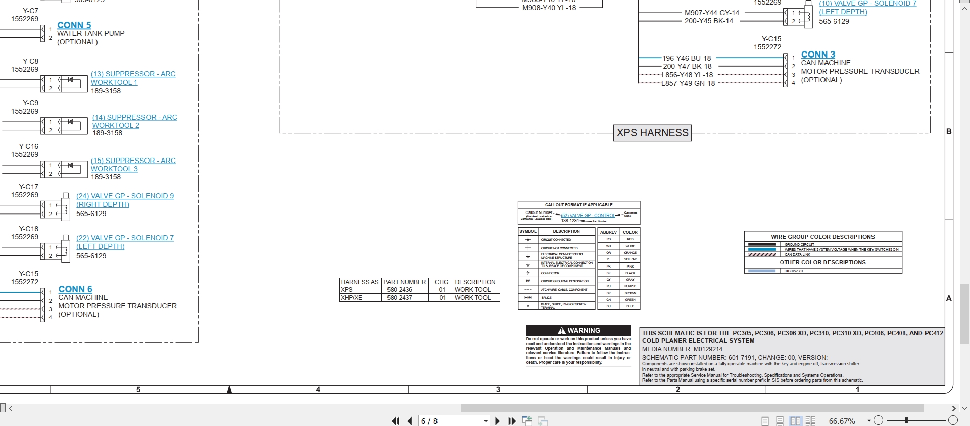 CAT Work Tool PC408 Electrical Hydraulic Schematic (2)