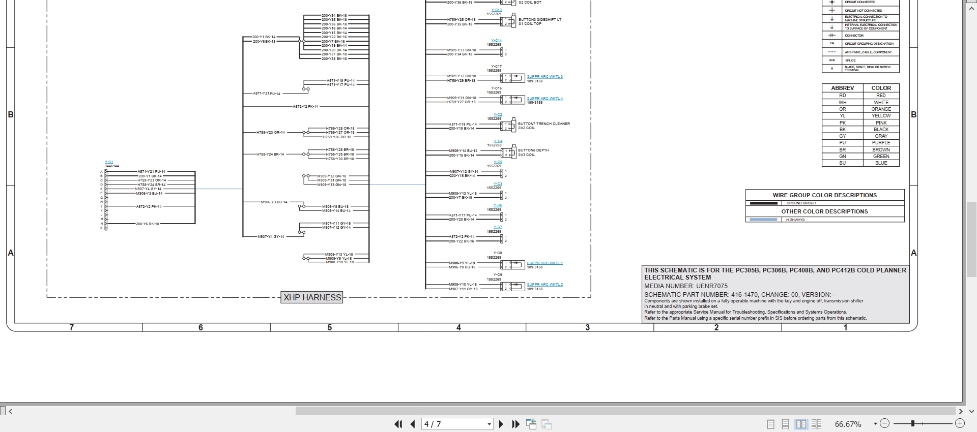 CAT Work Tool PC408B Electrical Hydraulic Schematic (2)