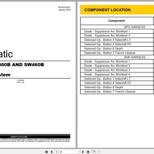 CAT Work Tool SW345B Electrical Hydraulic Schematic (1)