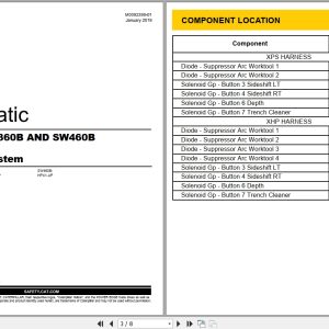 CAT Work Tool SW360B Electrical Hydraulic Schematic (1)