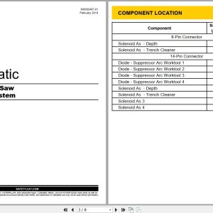 CAT Work Tool SW45 Electrical Hydraulic Schematic (1)