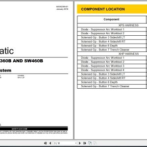 CAT Work Tool SW460B Electrical Hydraulic Schematic (1)