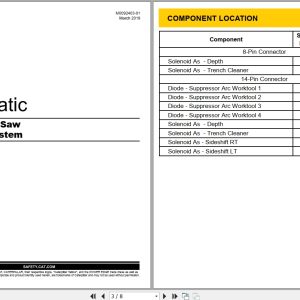 CAT Work Tool SW60 Electrical Hydraulic Schematic (1)