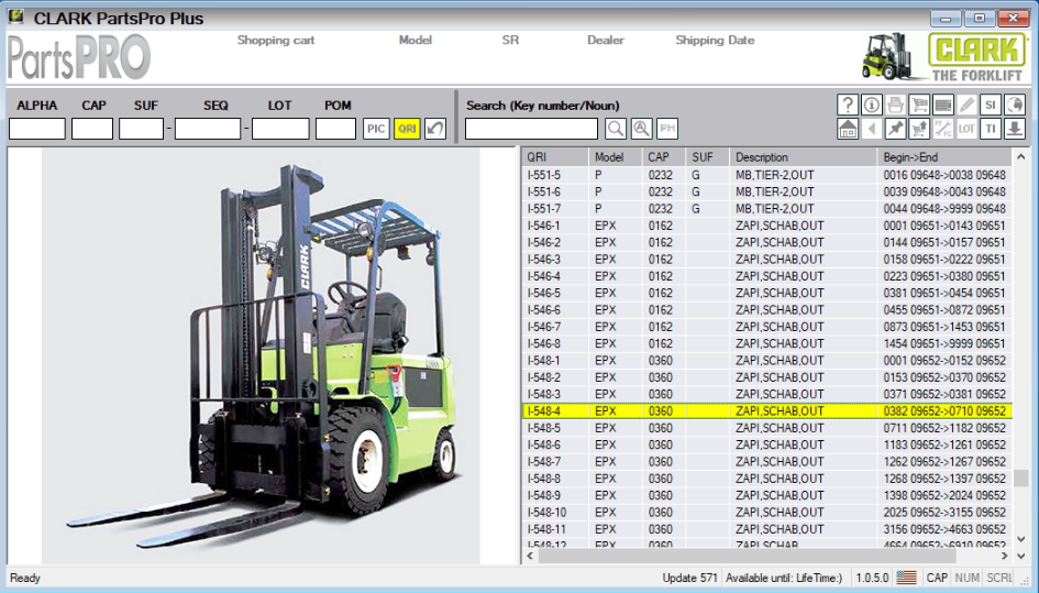 Clark ForkLift Parts Pro Plus EPC v571 05.2026 Spare Parts Catalog 2